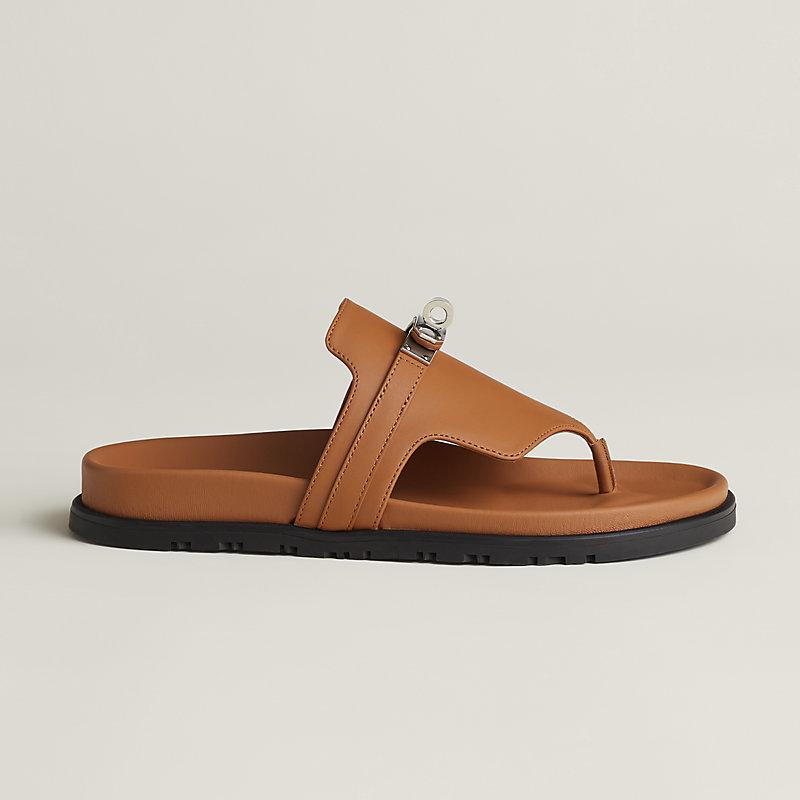 Dép Hermes Empire Sandal Nữ Nâu